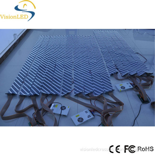 P7.62mm flexible led curtain display screen/flexible modules
